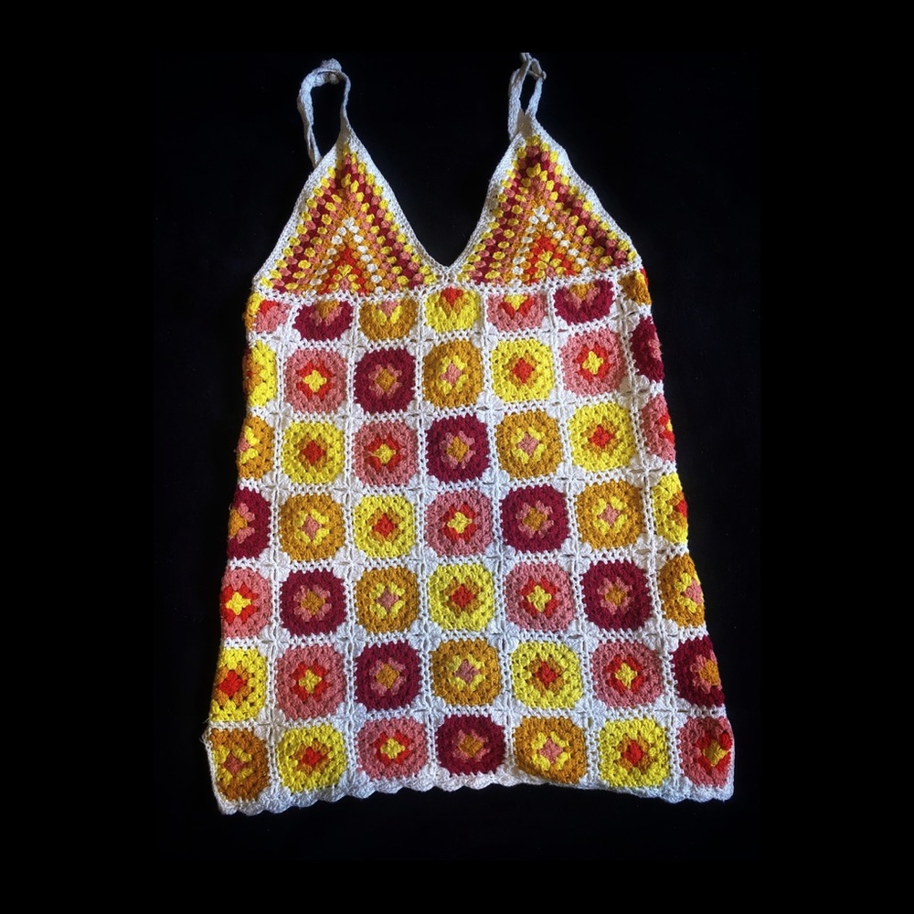Forever 21 Boho Crochet Tank Top